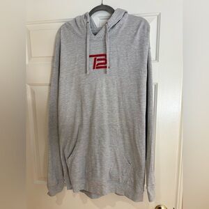 TB12 (Tom Brady) Gray Hoodie with Red Logo